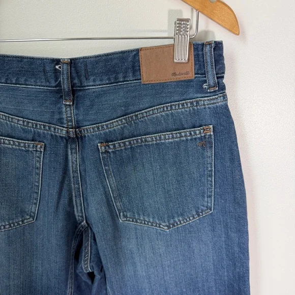 Madewell Petite Darted Barrel-Leg Jeans Softdrape Edition Medium Wash Size 27 P - Picture 6 of 12